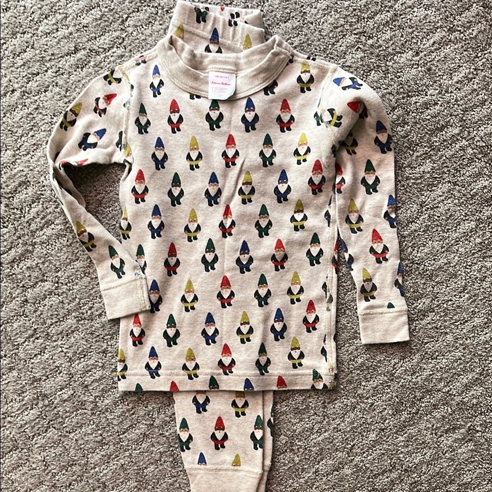 Hanna Andersson Kids Pajama Set - Multicolor Gnome Print